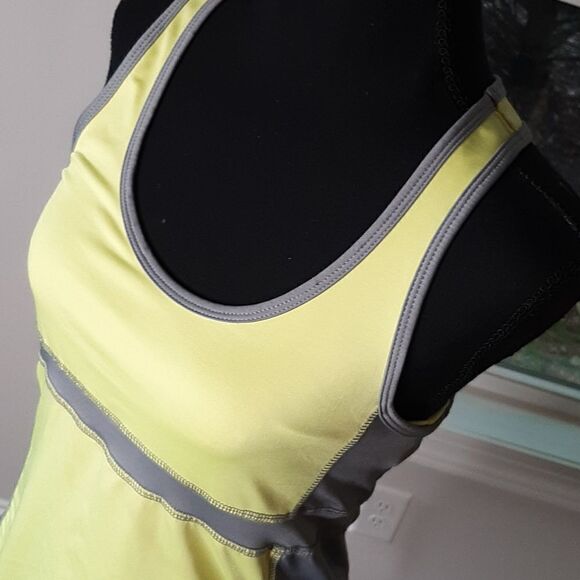 Rue 21 tarea yellow and gray performance top - Picture 2 of 9